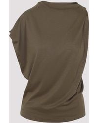 Jacquemus - Dark The Drap Cotton Top - Lyst