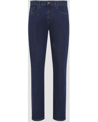 Canali - 5 Pocket Denim Jeans - Lyst