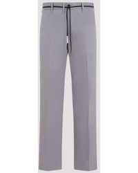 Marni - Mercury Grey Cotton Chino Pants - Lyst