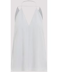 TOTEME - Double-Halter Silk Top - Lyst