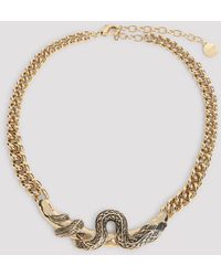 Roberto Cavalli - Serpentine Necklace - Lyst