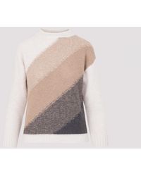 Peserico Wool Silk And Cashmere Jumper - Multicolour