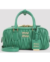 Miu Miu - Lamb Leather Handbag - Lyst