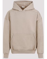 Mordecai - Sand Hooded Cotton Sweatshirt - Lyst