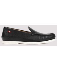 Bally - Grained Deer Leather Nadim Mocassin - Lyst