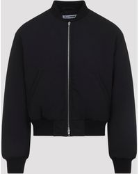 Jil Sander - Cropped Bomber Jacket - Lyst