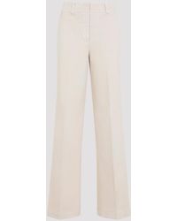 Peserico - Wide-Leg Cotton Pants - Lyst
