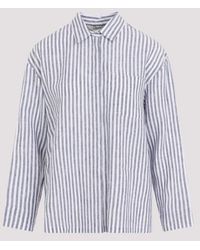 Max Mara - 's Renania Striped Linen Shirt - Lyst