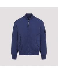 C.P. Company - C.P.Company Peacoat T-Flatt Padded Bomber Jacket - Lyst