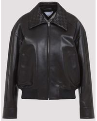 Bottega Veneta - Leather Jacket - Lyst