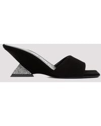The Attico - Black Suede Cheope Mule - Lyst