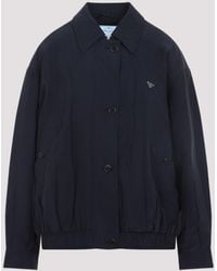 Prada - Silk Jacket - Lyst
