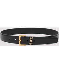 Saint Laurent - Leather Belt - Lyst