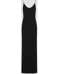 Saint Laurent - Long Viscose Dress For - Lyst