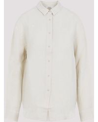 PANGAIA - Bone Linen Summer Linen Overshirt - Lyst