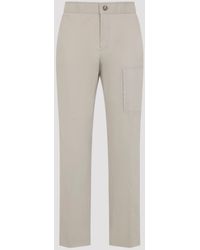 Brioni - Camel Cotton Sanremo Trousers - Lyst