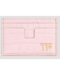 Tom Ford - Calf Leather Credit Card Case - Lyst