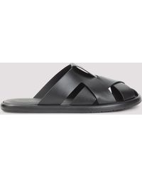 Giorgio Armani - Leather Sandals - Lyst