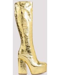 Dries Van Noten - Leather Boots Shoes - Lyst