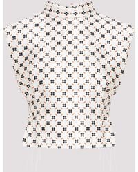 Lanvin - Cropped Sleeveless Top - Lyst