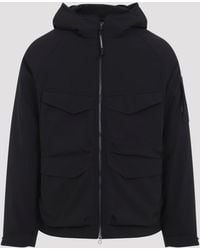 C.P. Company - Shell Padded Hooded Lens Jacket - Lyst