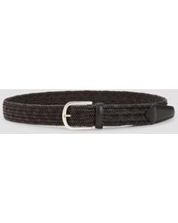 Canali - Leather Belt, 3.5Cm Width - Lyst