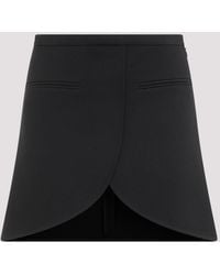 Courreges - Ellipse Twill Mini Skirt - Lyst