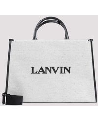 Lanvin - Cotton Tote Bag Unica - Lyst
