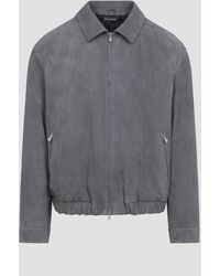 Brunello Cucinelli - Suede Jacket - Lyst