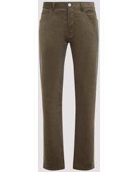 Giorgio Armani - 5-Pocket Cotton Cashmere Pants With Stretch - Lyst
