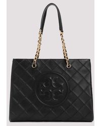 Tory Burch - Fleming Soft Chain Lamb Leather Tote Bag Unica - Lyst