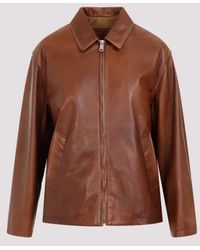 Prada - Luxurious Vintage Leather Jacket - Lyst