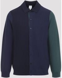Paul Smith - Wool Knit Cardigan Shirt - Lyst