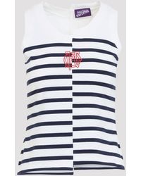 Jean Paul Gaultier - Stretch Cotton Asymmetric Tank Top - Lyst