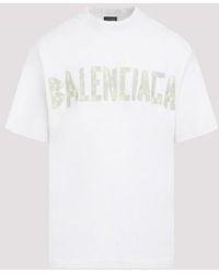 Balenciaga - Baenciaga Tape Type Tee Washed T-shirt - Lyst