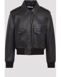 Jil Sander - Leather Blouson - Lyst