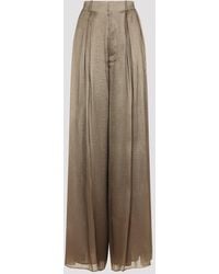 Ralph Lauren - Antique Brass Greer Pleated Trousers - Lyst