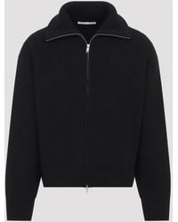 Studio Nicholson - Sandos Rib Zip Though Jumper - Lyst