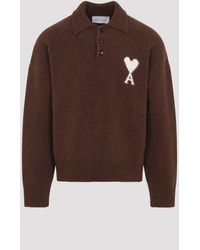 Ami Paris - Ami Adc Polo - Lyst