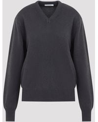 Lemaire - V-Neck Sweater - Lyst
