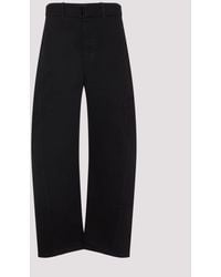 Lemaire - Twisted Belted Pants - Lyst