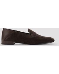 Giorgio Armani - Suede Loafer - Lyst