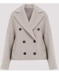 Brunello Cucinelli - Db Couture Wool Coat - Lyst