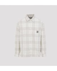 Carhartt - Ls Wilber Cotton Shirt - Lyst