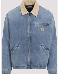 Carhartt - Og Detroit Cotton Jacket - Lyst