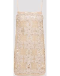 Ermanno Scervino - Polyester Mini Dress - Lyst
