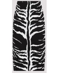 Alaïa - Alaia Zebra Pencil Skirt - Lyst