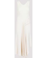 Victoria Beckham - Sleeveless Tie Detail Midi Dress - Lyst