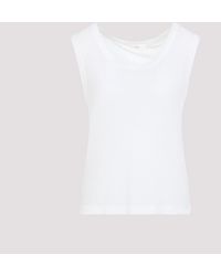Co. - Ivory Tton Jersey Tank Top - Lyst