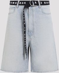 Balenciaga - Belted Shorts - Lyst